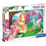 Clementoni - Puzzle Fantastic world 104 pieces of pebbles - 100 piese