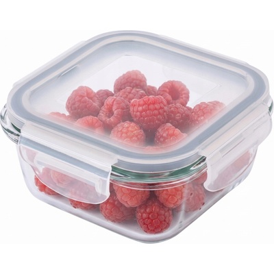 Altom Skleněná nádoba na potraviny Fresh čtvercová 300 ml