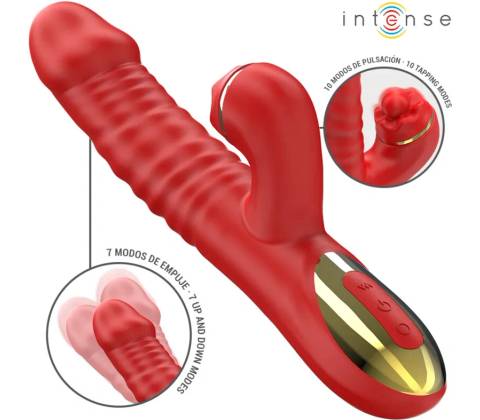 Intense thalia vibration & thrust & tapping red