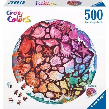 Ravensburger - Puzzle Circle of Colors: Seashells - 500 piese