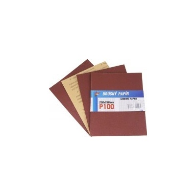 Brúsny papier 230x280mm, P100, 10ks