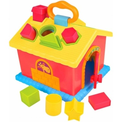 Teddies baby multifunkčná vkladačka domček
