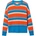 Passenger Дамски пуловер Passenger Women's Reflection Stripey Jumper - Ember Orange Multi Stripe (105-6088-0214)
