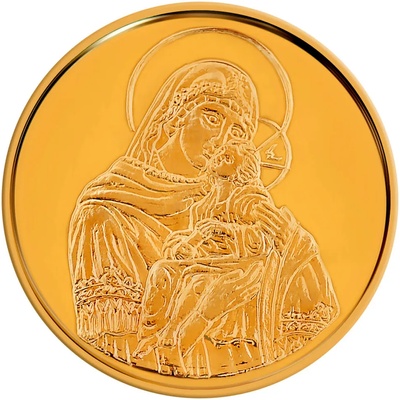 Macoins gold Златен медал Света Богородица Елеуса
