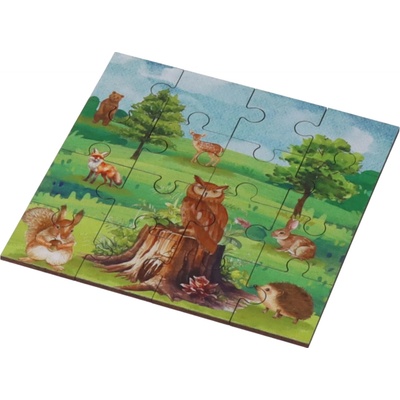 ČistéDřevo puzzle lesní zvířátka