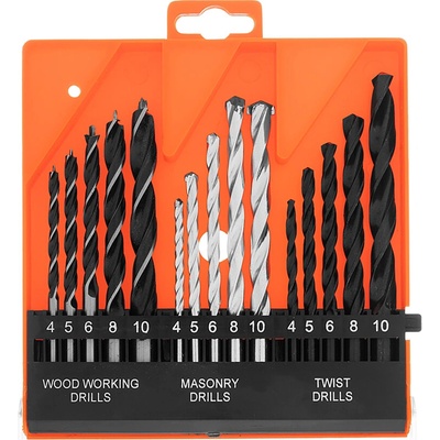 Sparta Комплект свредла за бетон, метал, дърво цилиндрична опашка, // sparta