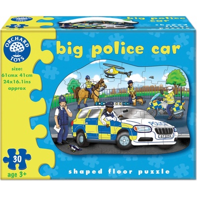 Orchard Toys Velké policejní auto 30 dílků