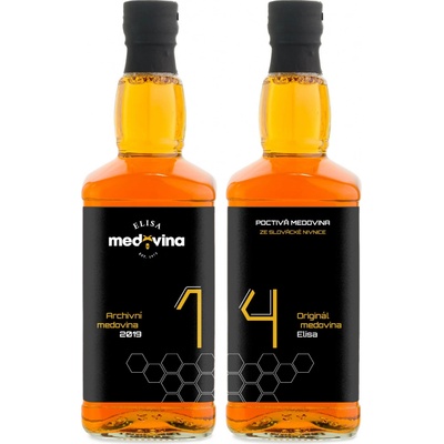 Medovina Elisa dárek k 14. výročí 11% 2 x 0,5 l