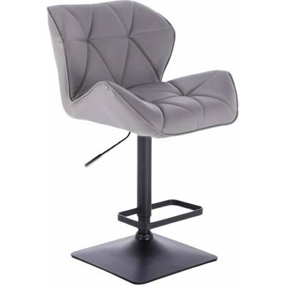 LuxuryForm Design Milano na čiernej hranatej podstave šedá