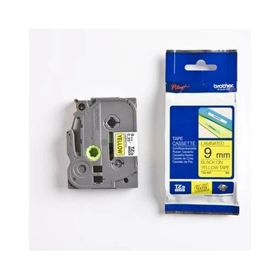 páska BROTHER TZ621 čierne písmo, žltá páska Tape (9mm) (TZE621)