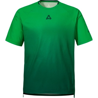 Schöffel Мъжка фланелка с къс ръкав за колоездене Schöffel Shirt Style Koitere Cycling jersey - Fir Green - размер 48 (EU) (056-3372-0512)