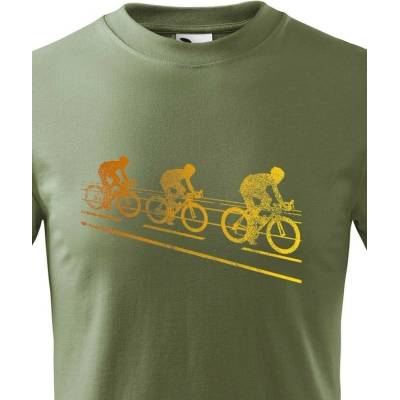 Dětské tričko cyklisté Military Canvas Dětské tričko Bezvatriko.cz 1707