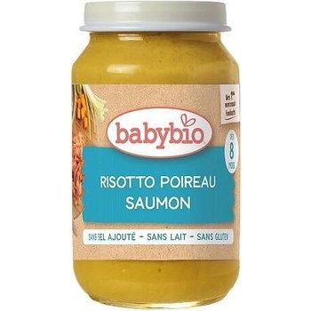 Babybio БИО Зеленчуково пюре със Сьомга и Ориз 200г