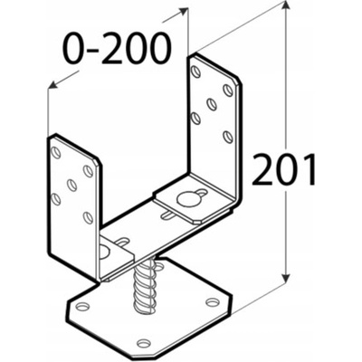 Domax PSRT 60-200 Patka sloupku 60-200x136x4,0 – Zbozi.Blesk.cz