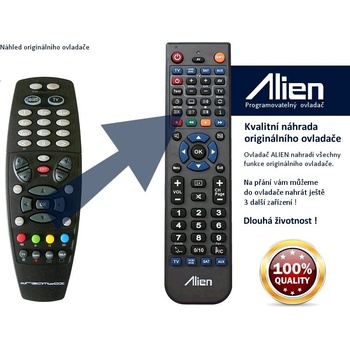Diaľkový ovládač Alien Dreambox 800 HD