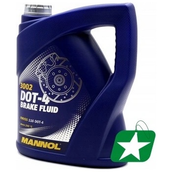 Mannol Brzdová kvapalina DOT 4 5 l