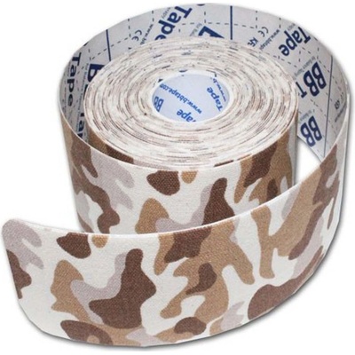 BB Tape Kineziologické tejpymaskování hnědá 5 cm x 5 m