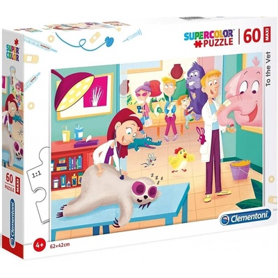 Clementoni U veterinára MAXI 60 dielov