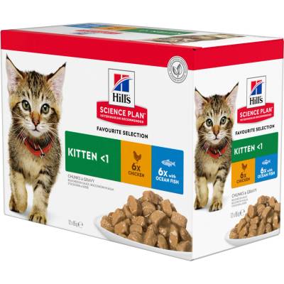 Hill's Science Plan Kitten rybí výběr 48 x 85 g