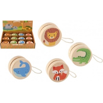 Jojo dřevěné 6cm zvířátka 4 druhy