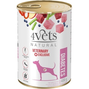 4Vets NATURAL 4Vets Кучешки диабет 400 г