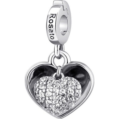 Rosato Strieborný prívesok Srdce Storie RZLE026R
