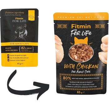 Fitmin for Life Cat Chicken 85 g