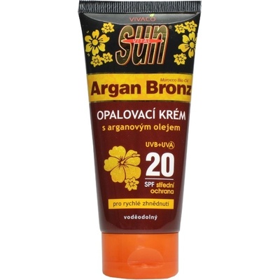 Vivaco SunVital Argan oil opaľovací krém s arganovým olejom SPF20 100 ml