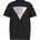 GUESS Черна тениска с рефлектиращо лого с палми за момче Guess