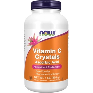 NOW Vitamin C | Ascorbic Acid - Pharmaceutical Grade [454 грама]