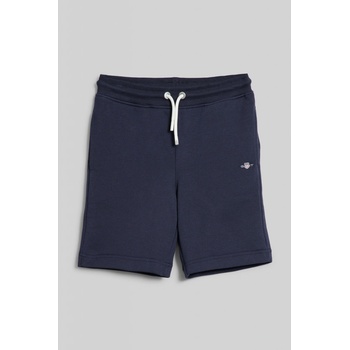 Gant teplákové šortky shield sweat shorts modrá
