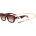 Missoni Слънчеви очила Missoni Women's Rectangular Round Sunglasses - Burgundy_