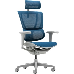 Ergohuman Ергономичен стол ergohuman ioo ultra - сива рамка - син (3520675) - tierradesign