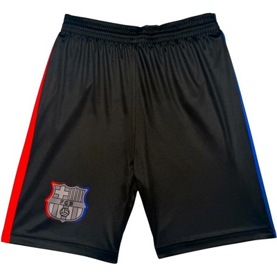 SportDres Černé fotbalové trenky Barcelona fanouškovské