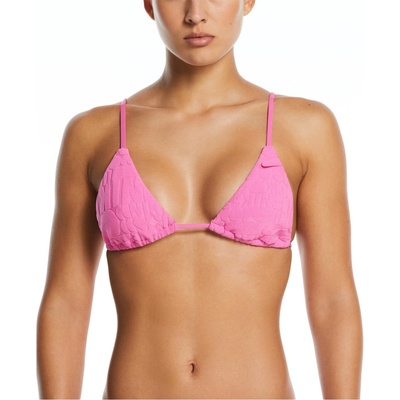 Nike Retro Flow Tie String Bikini Top - Playful Pink