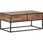 vidaXL Маса за кафе, 90x50x40 см, грубо акациево дърво (320912)