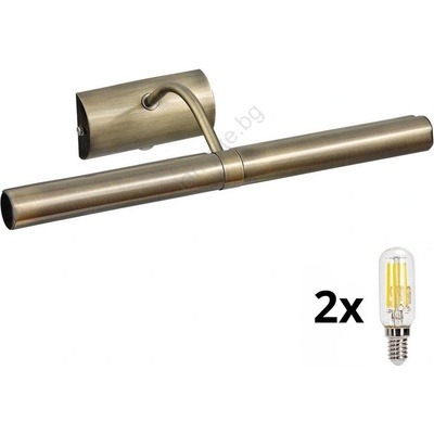 Brilagi - LED Лампа за картина DANAE 2xE14/4W/230V 3000K бронз (LEDBG0811)