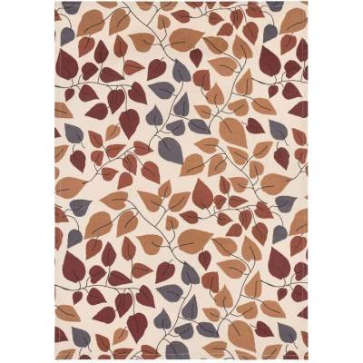 SCANquilt DEKORO barevné listy 50 x 70 cm cihlovošedá