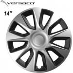 Versaco Тасове за джанти 14'' Versaco Stratos Silver / Black