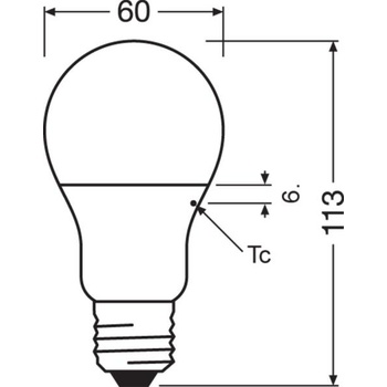 Image 1 of OSRAM LEDVANCE CL A 60 8.5W E27 4000K 806lm 4052899973381