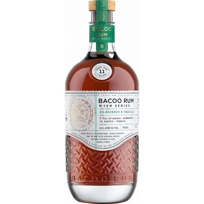 Bacoo Rum Wish Series Ex-Bourbon & Tequila 11y 40% 0,7 l (čistá fľaša)