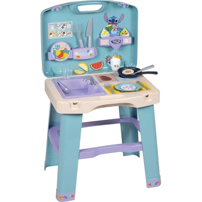 Smoby Игрален комплект Smoby - Кухня Stitch, с 20 аксесоара (7600311909)