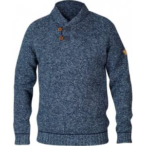 Fjällräven Мъжки вълнен пуловер Fjällräven Lada Sweater Wool jumper - Dark Navy (005-0631-0214)