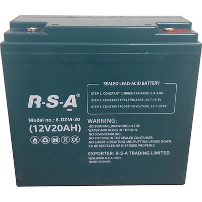 Bateriový článek PB-12V, 20Ah, k elektroskútru RACCEWAY® – Zboží Mobilmania