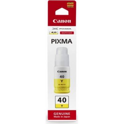 Canon ОРИГИНАЛНО МАСТИЛО canon gi-40 yellow (70ml) (3402c001)