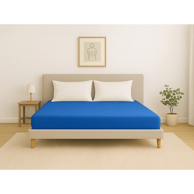Slee Jersey prostěradlo královské modř 90x200
