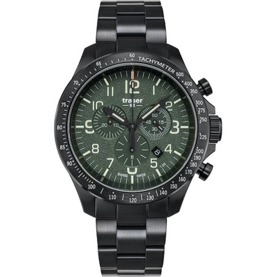 Traser P67 Officer Pro Chronograph Green Ocel