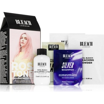 Bleach London Toner Kit полу-перманента боя за коса за руса коса цвят Rosé