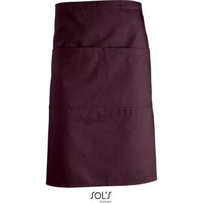 Sol 's GREENWICH Zástera s predným vreckom burgundy