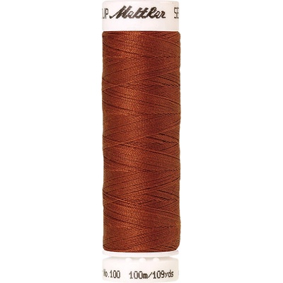 Nitě SERALON 100m na univerzální šití, polyester AMANN Mettler - více barev 6677: 0163 bronzová hnědá